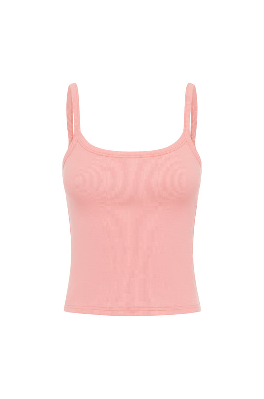 Ribbed Singlet Rosa