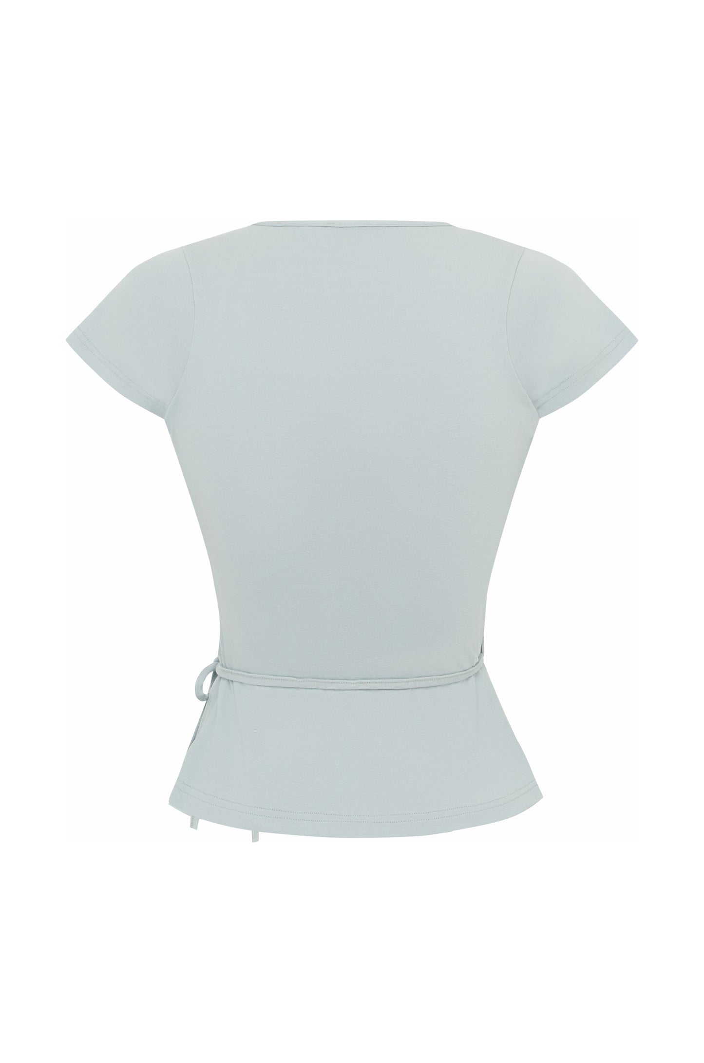 Cap-Sleeve Wrap Top Perla