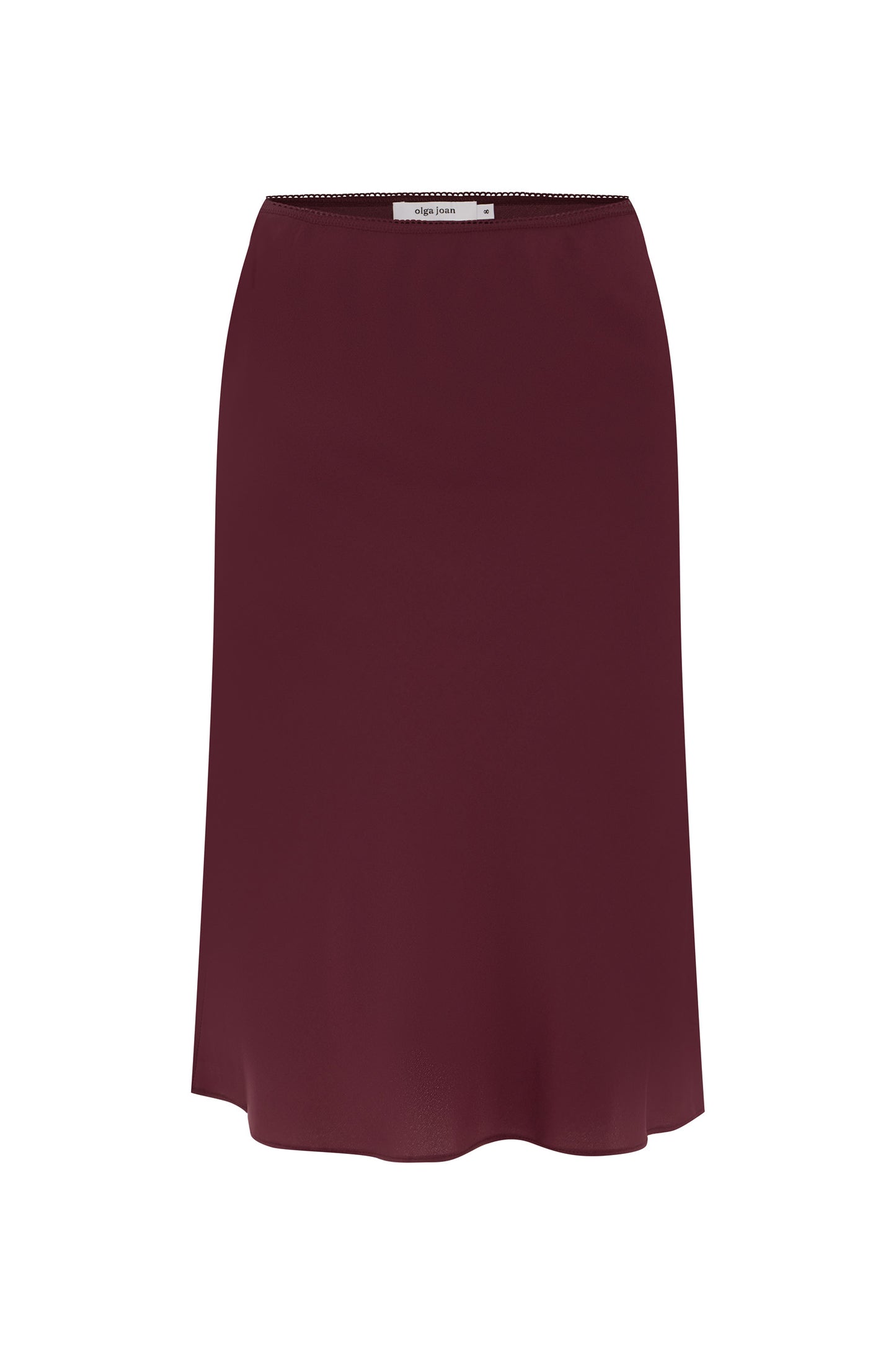 Bias Knee Skirt Vino