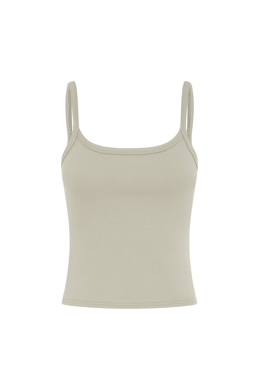 Ribbed Singlet Pietra