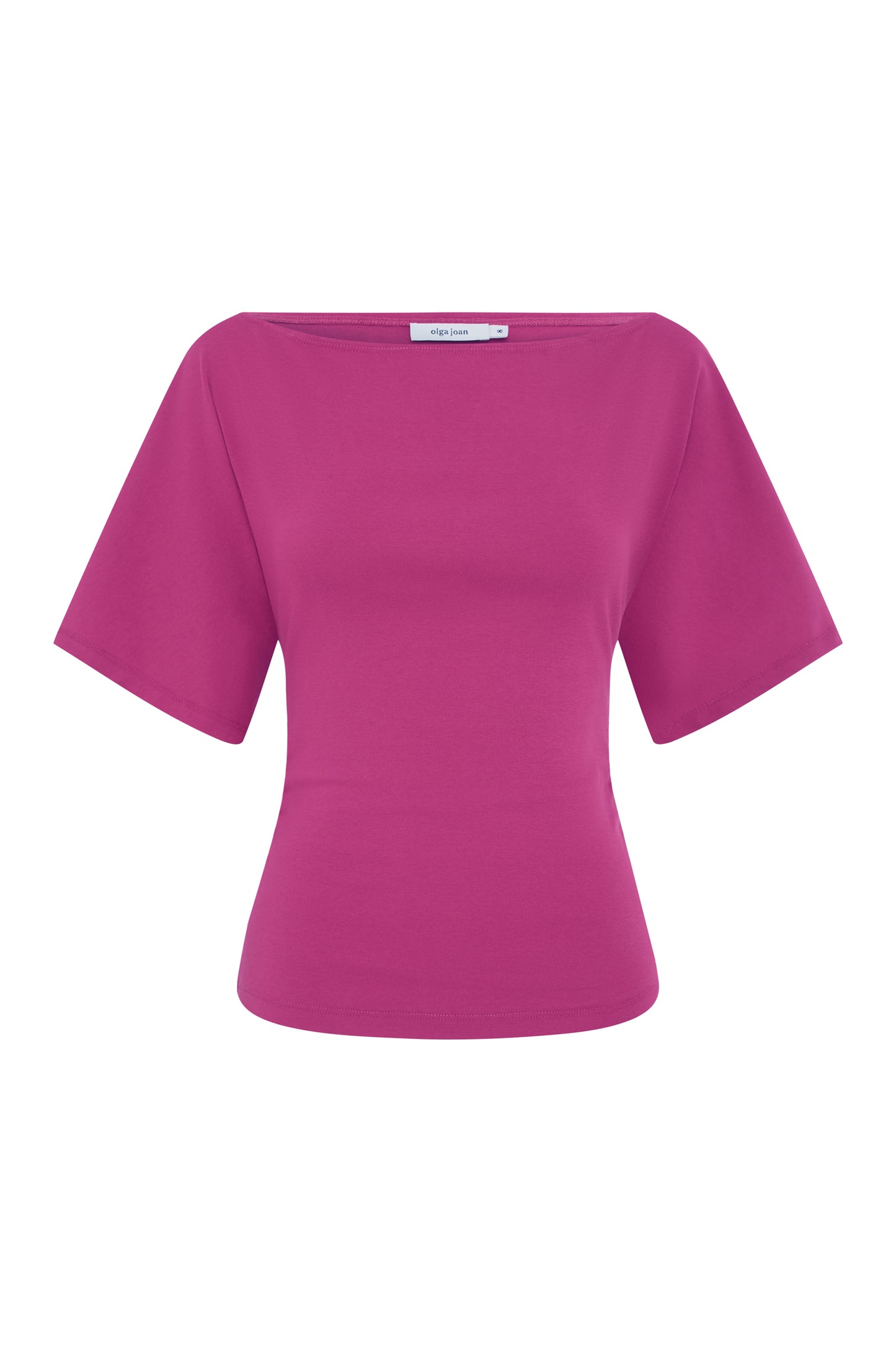 Bardot Ruched Top Magenta