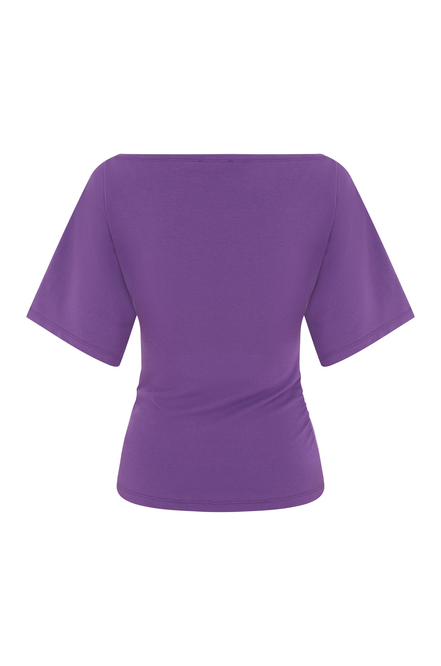 Bardot Ruched Top Viola