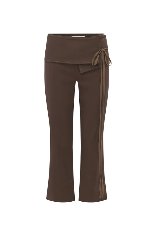 Belted Capri Pant Ciocco