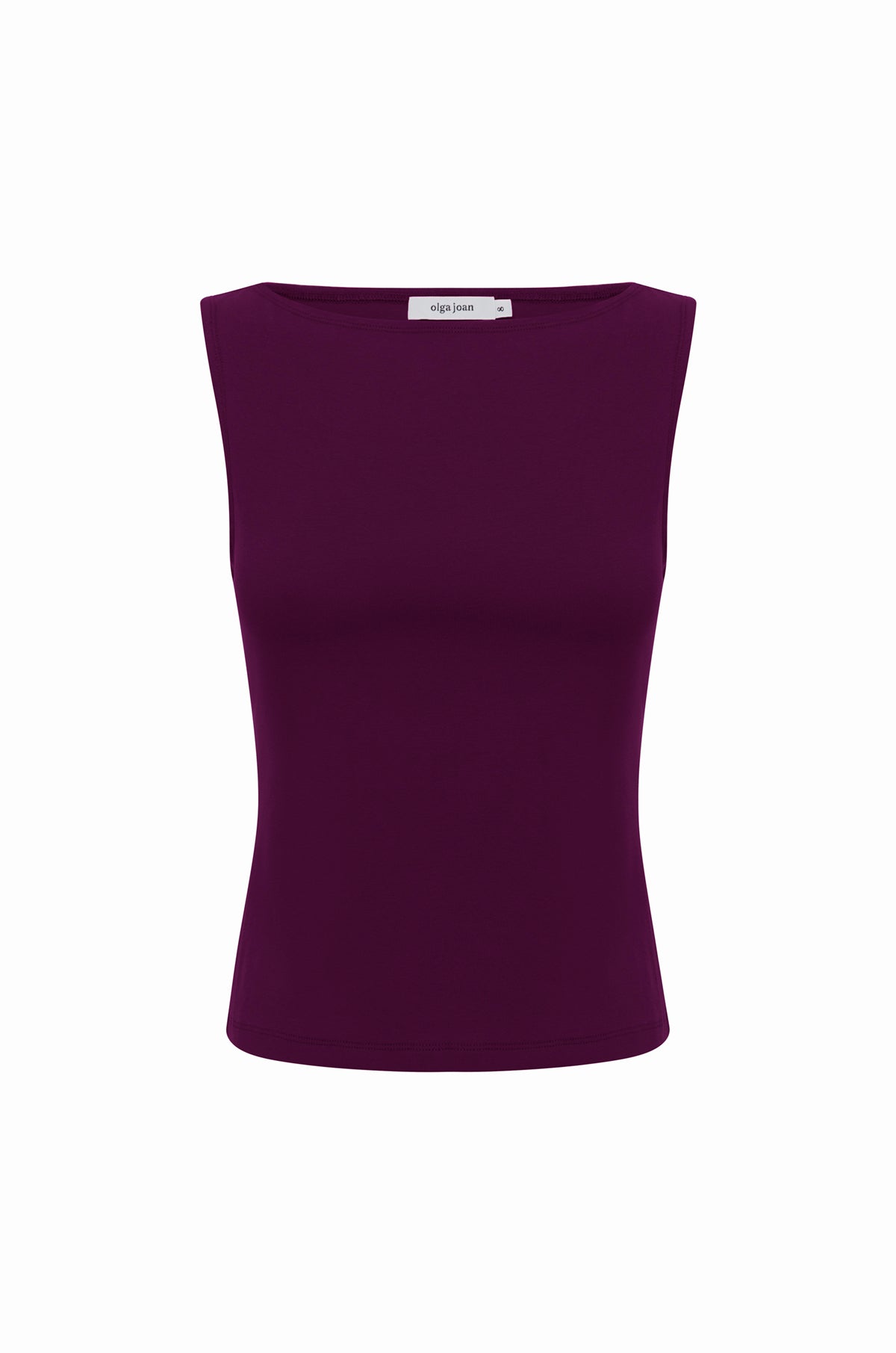 Bateau Tank Aubergine