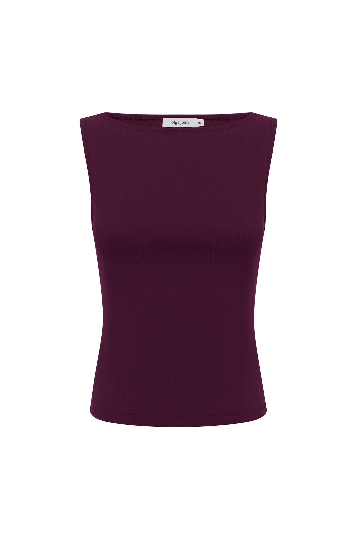 Bateau Tank Aubergine