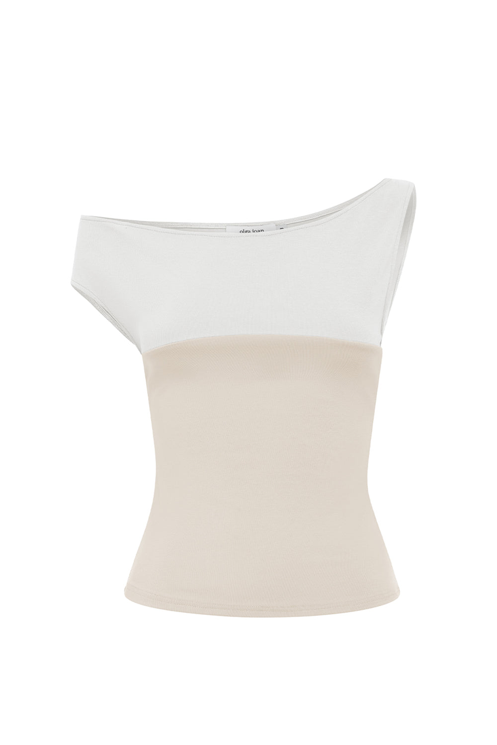 Asym Bardot Top Latte