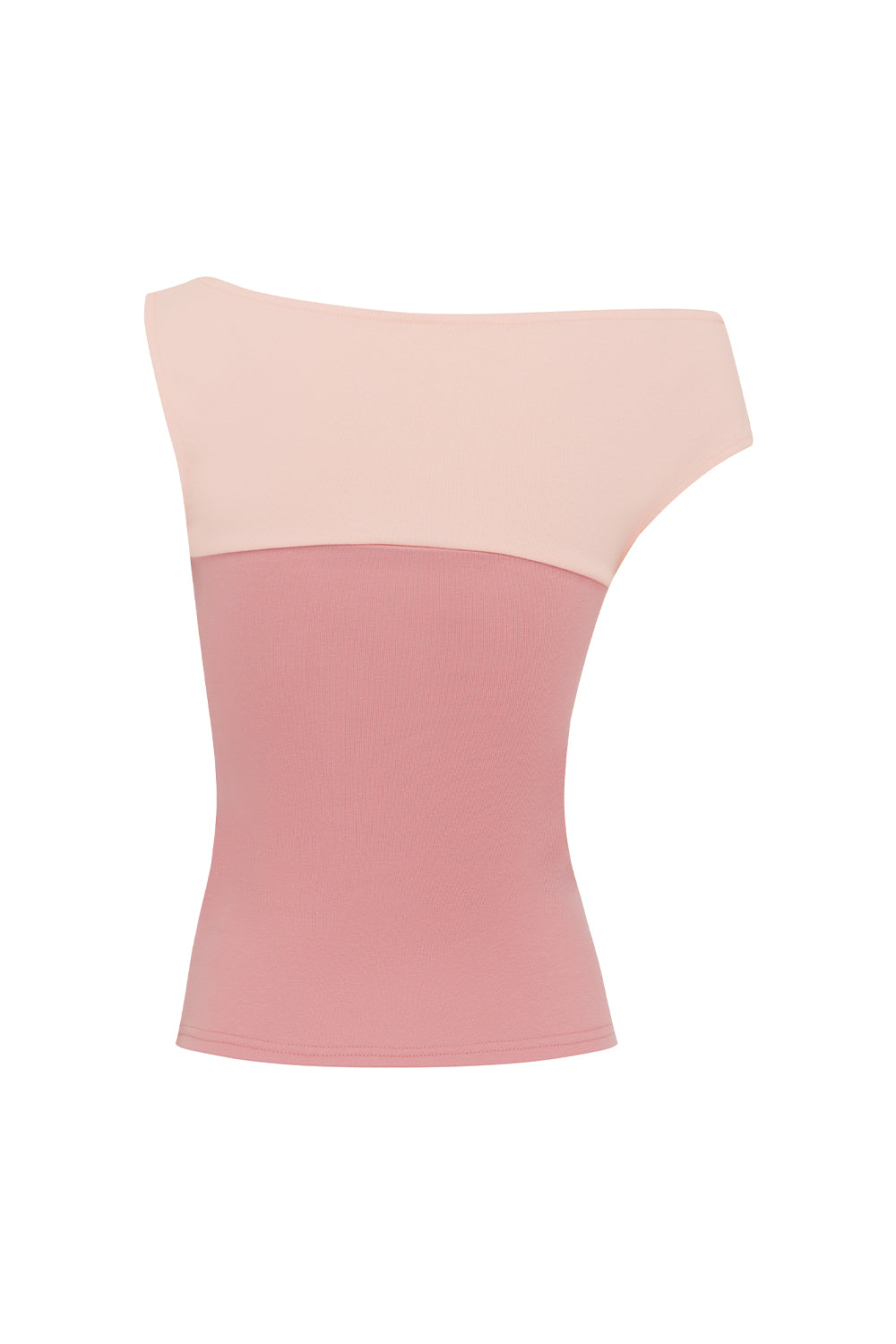 Asym Bardot Top Rosa
