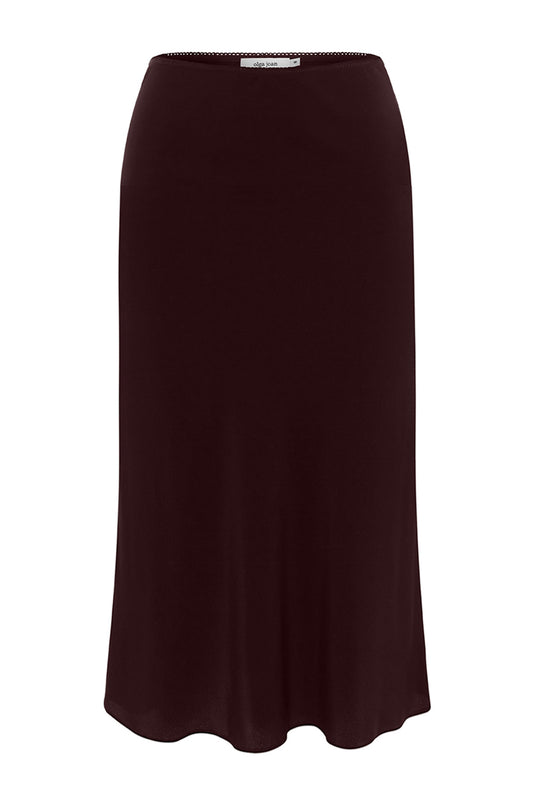 Bias Mid Skirt Ciocco