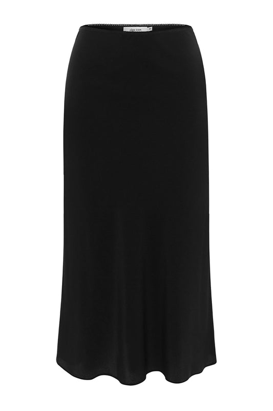 Bias Mid Skirt Nera
