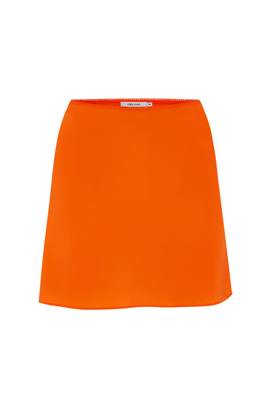 Bias Mini Skirt Arancia