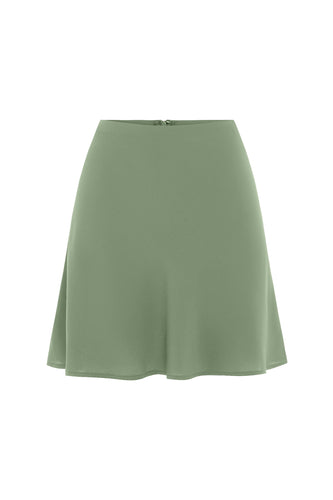 Bias Mini Skirt Oliva