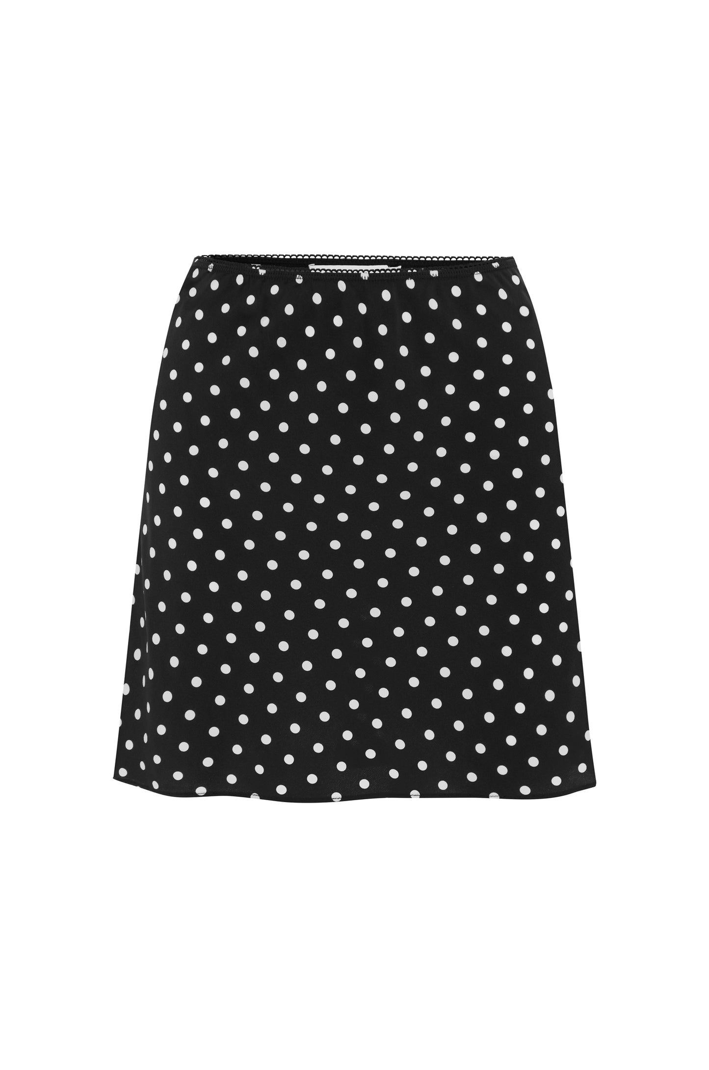 Bias Mini Skirt Pois Nera