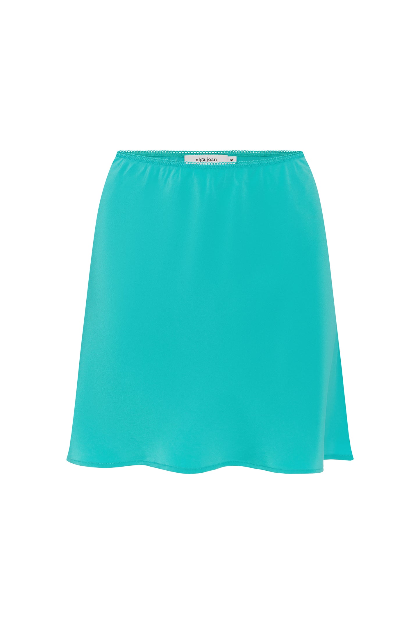 Bias Mini Skirt Turchese (previous production)
