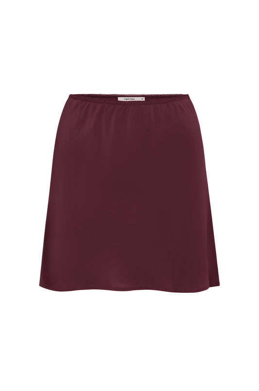 Bias Mini Skirt Vino