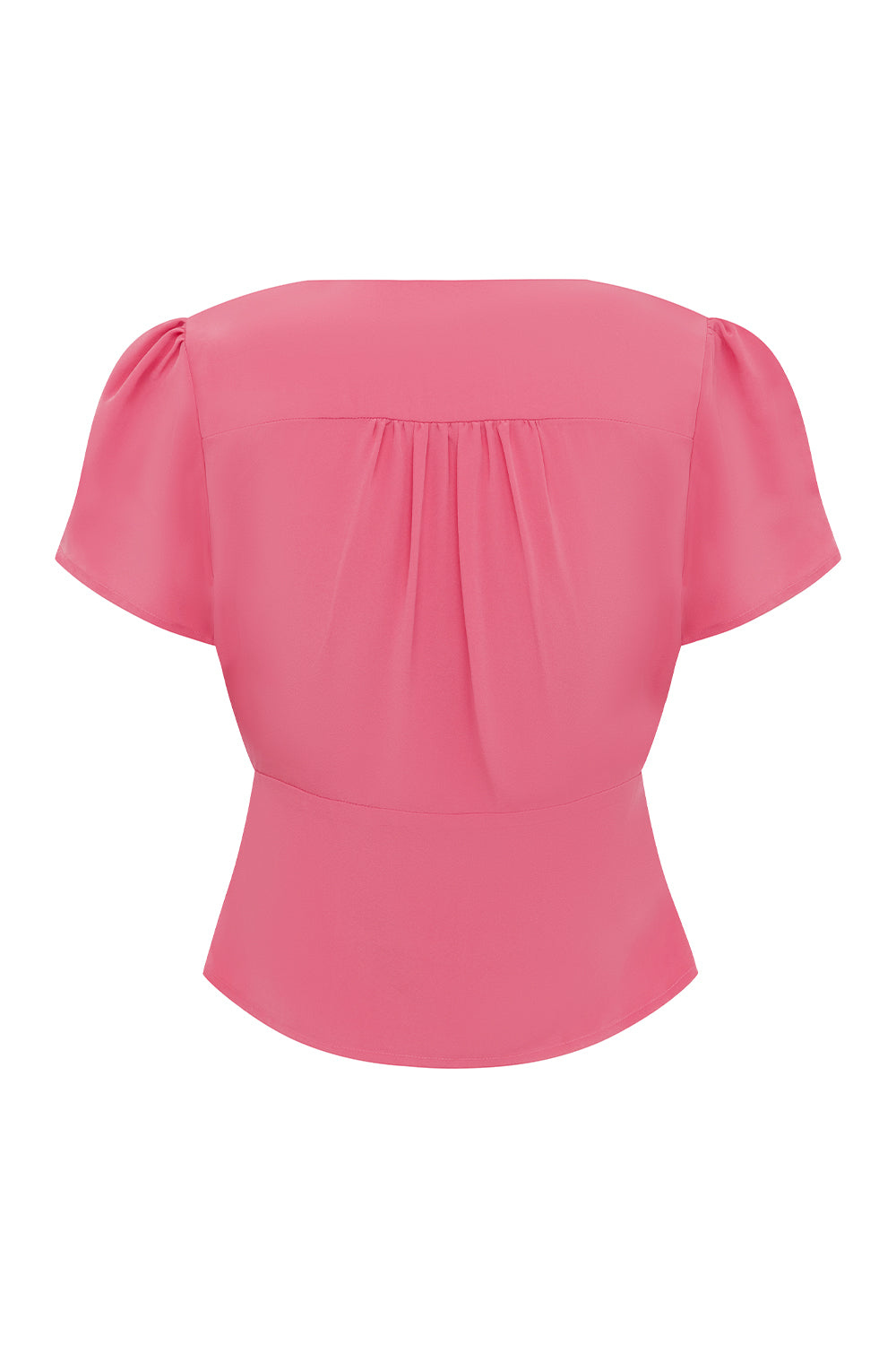 Cap-Sleeve Top Rosa Rosa