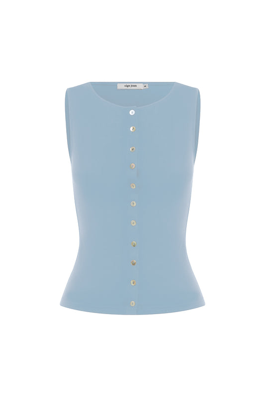 Button-Through Tank Cielo
