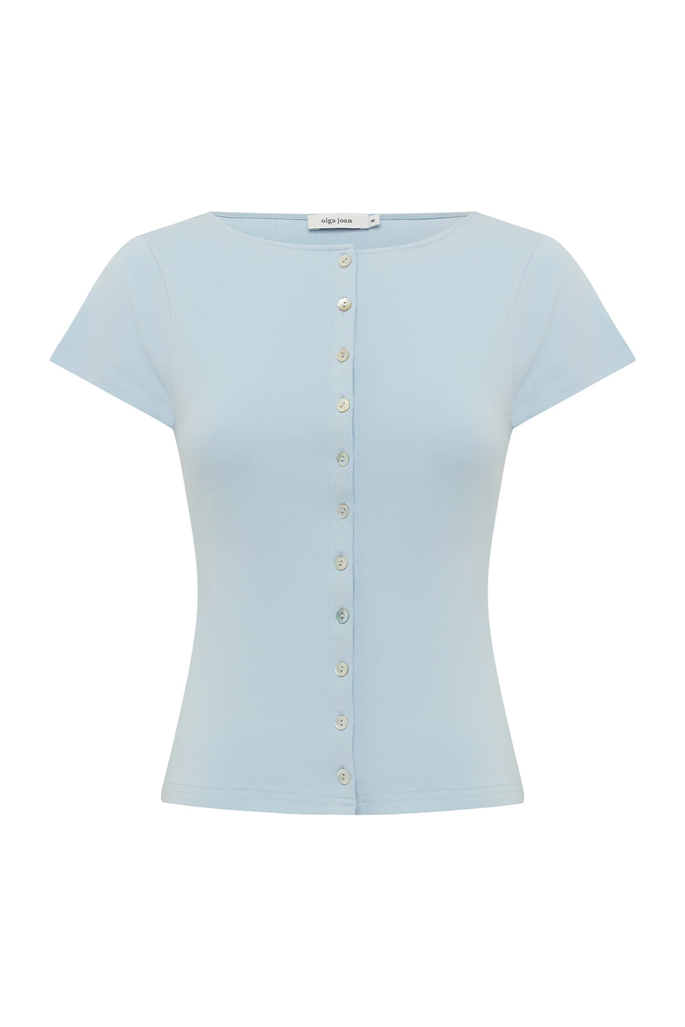 Button-Through Tee Cielo