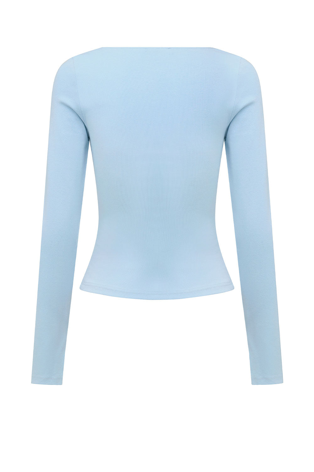 Button-Through Long Sleeve Top Cielo