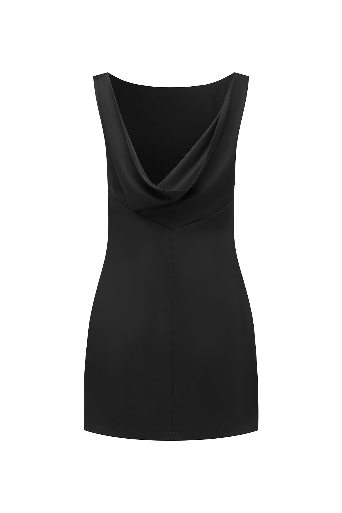 Cowl Back Mini Dress Nera