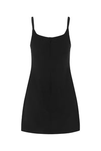 Empire Line Mini Dress Nera