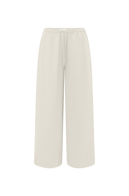 Mid-Rise Drawcord Pant Bianca