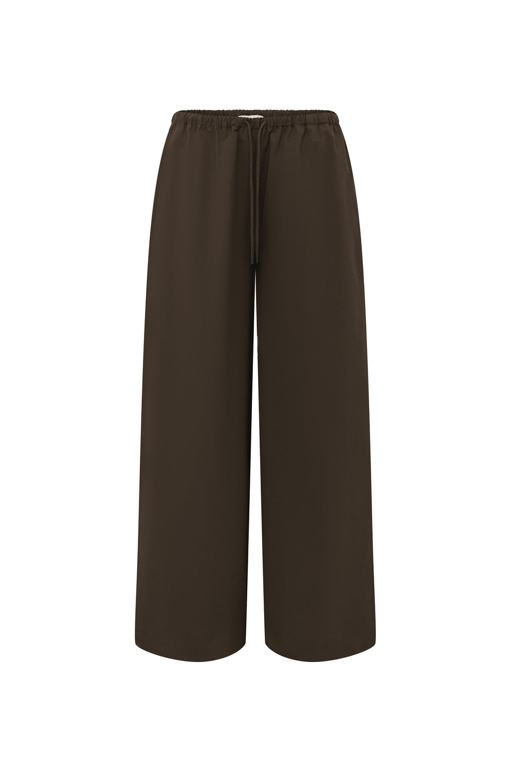 Mid-Rise Drawcord Pant Ciocco