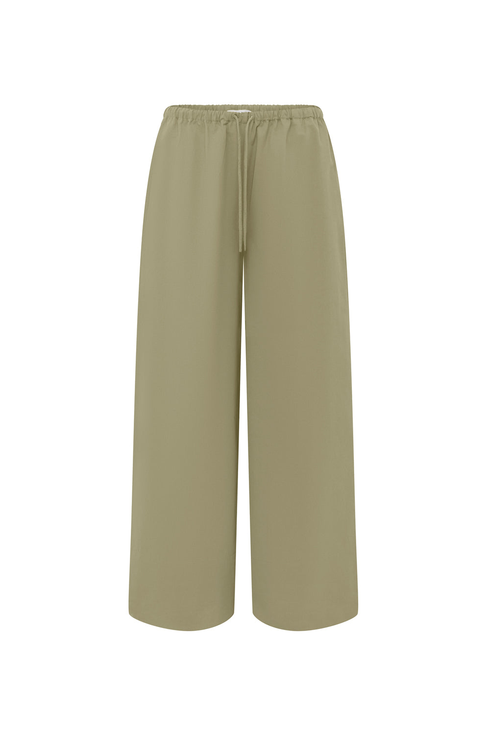 Mid-Rise Drawcord Pant Tortora