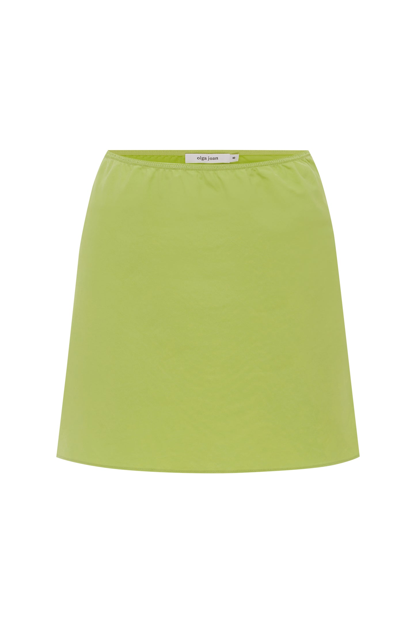 Mini Slip Skirt Pistacchio Tencel