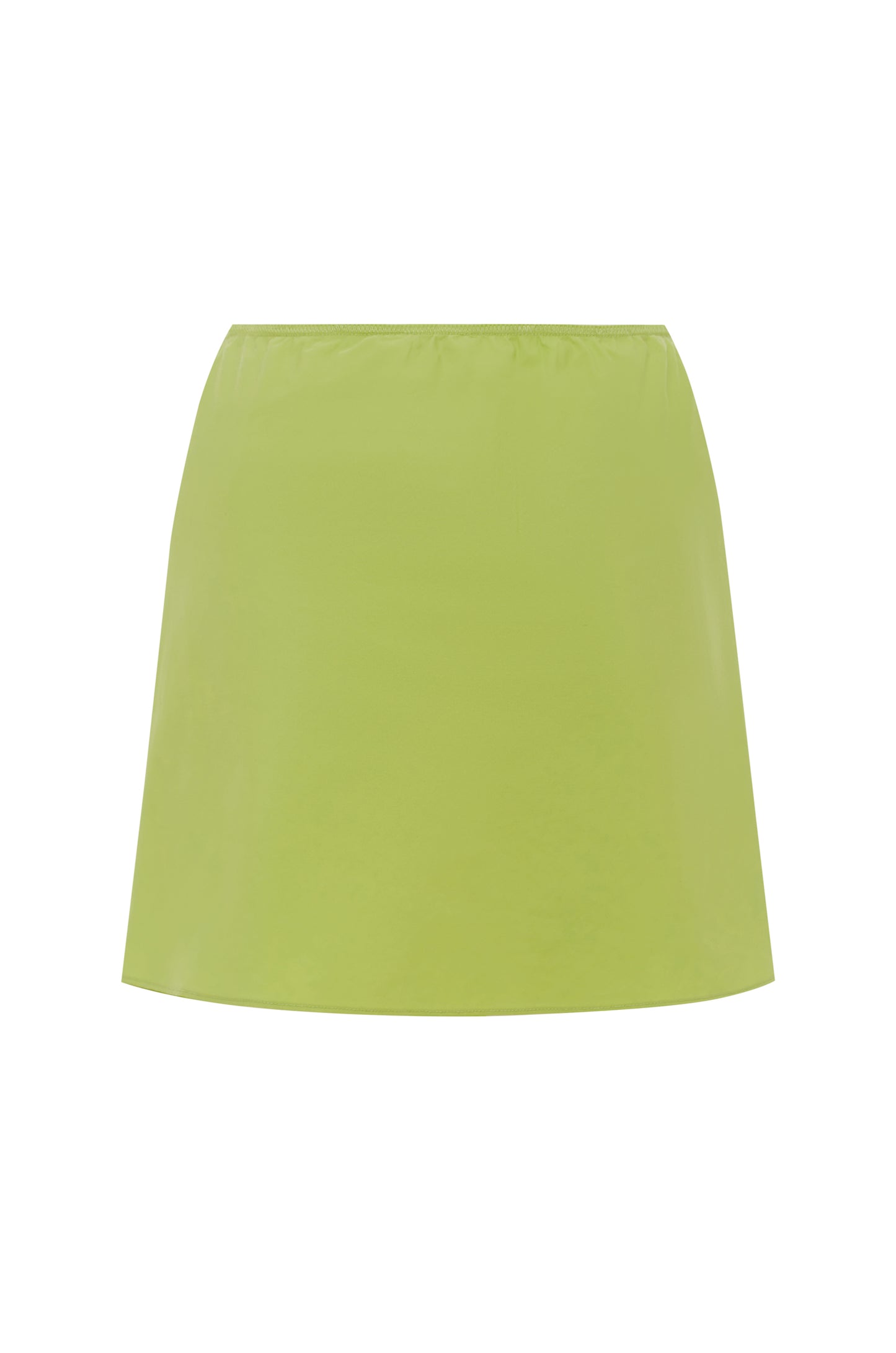Mini Slip Skirt Pistacchio Tencel