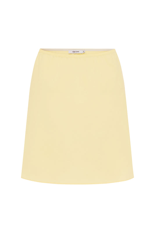 Mini Slip Skirt Limone