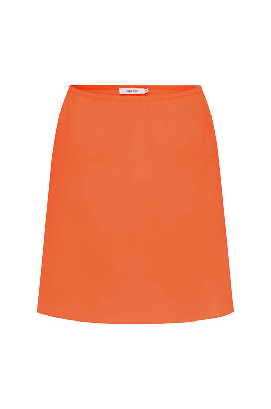 Mini Slip Skirt Arancia