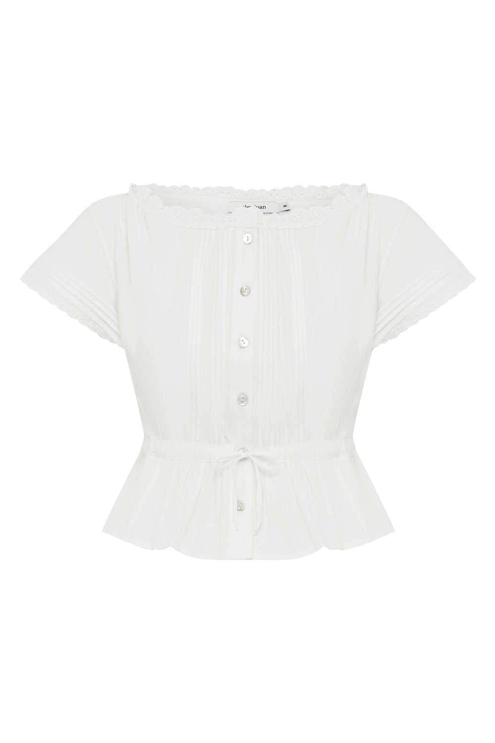 Pintuck Blouse Bianca