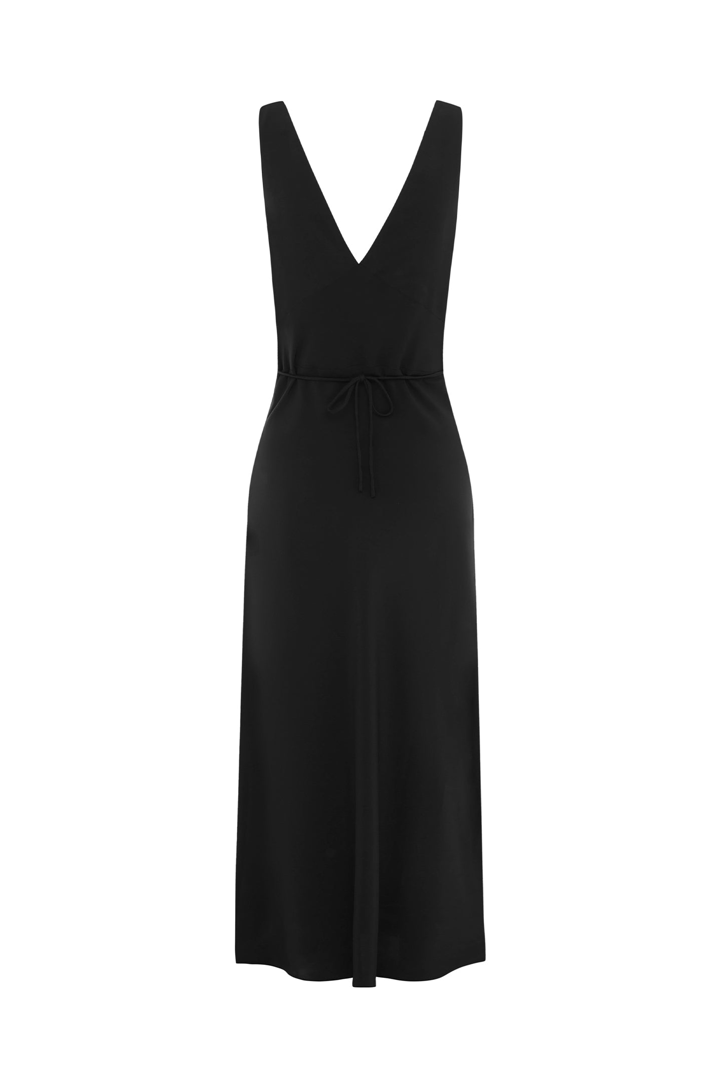 Plunge Bias Dress Nera