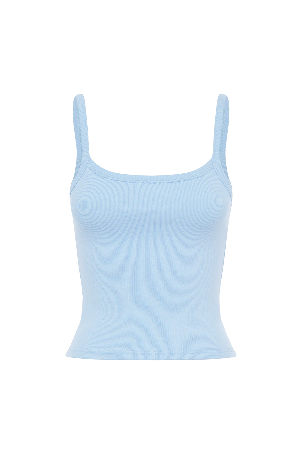 Ribbed Singlet Cielo