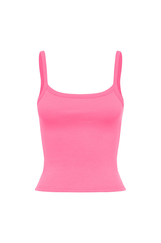 Ribbed Singlet Rosa Rosa