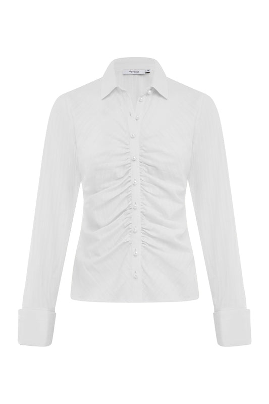 Ruched Front Shirt Bianca