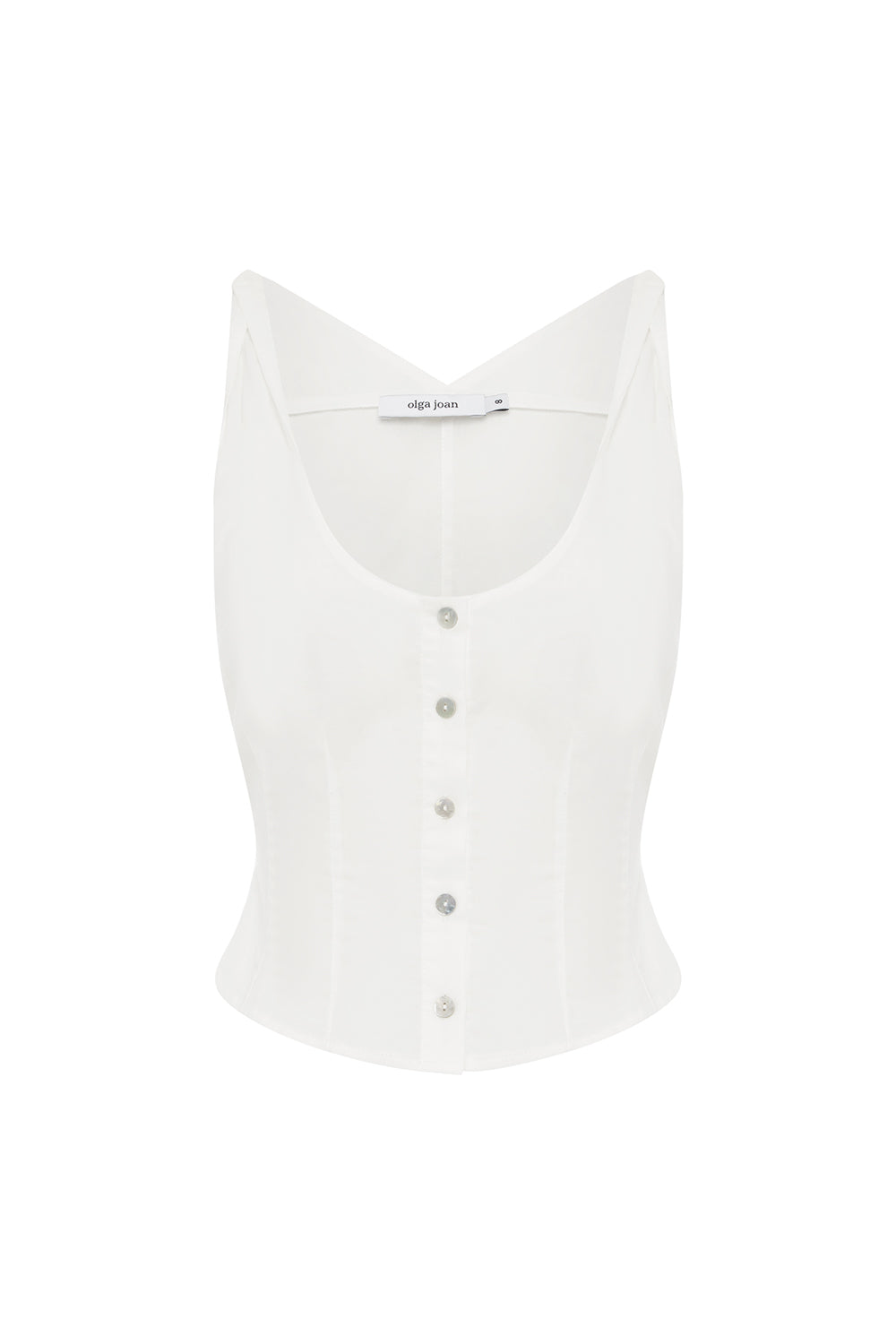 Twist Shoulder Bustier Bianca