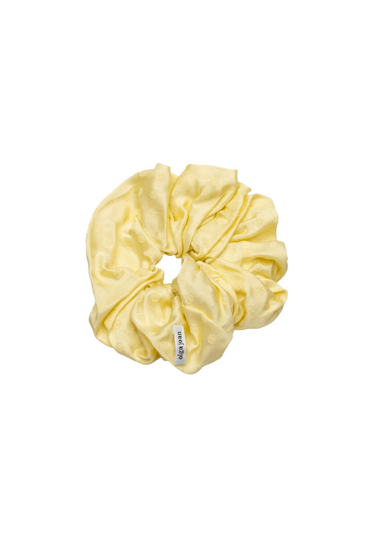Oversized Scrunchie Jacquard Limone