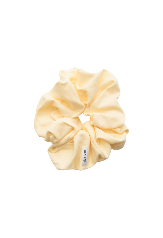 Oversized Scrunchie Limone Cotton