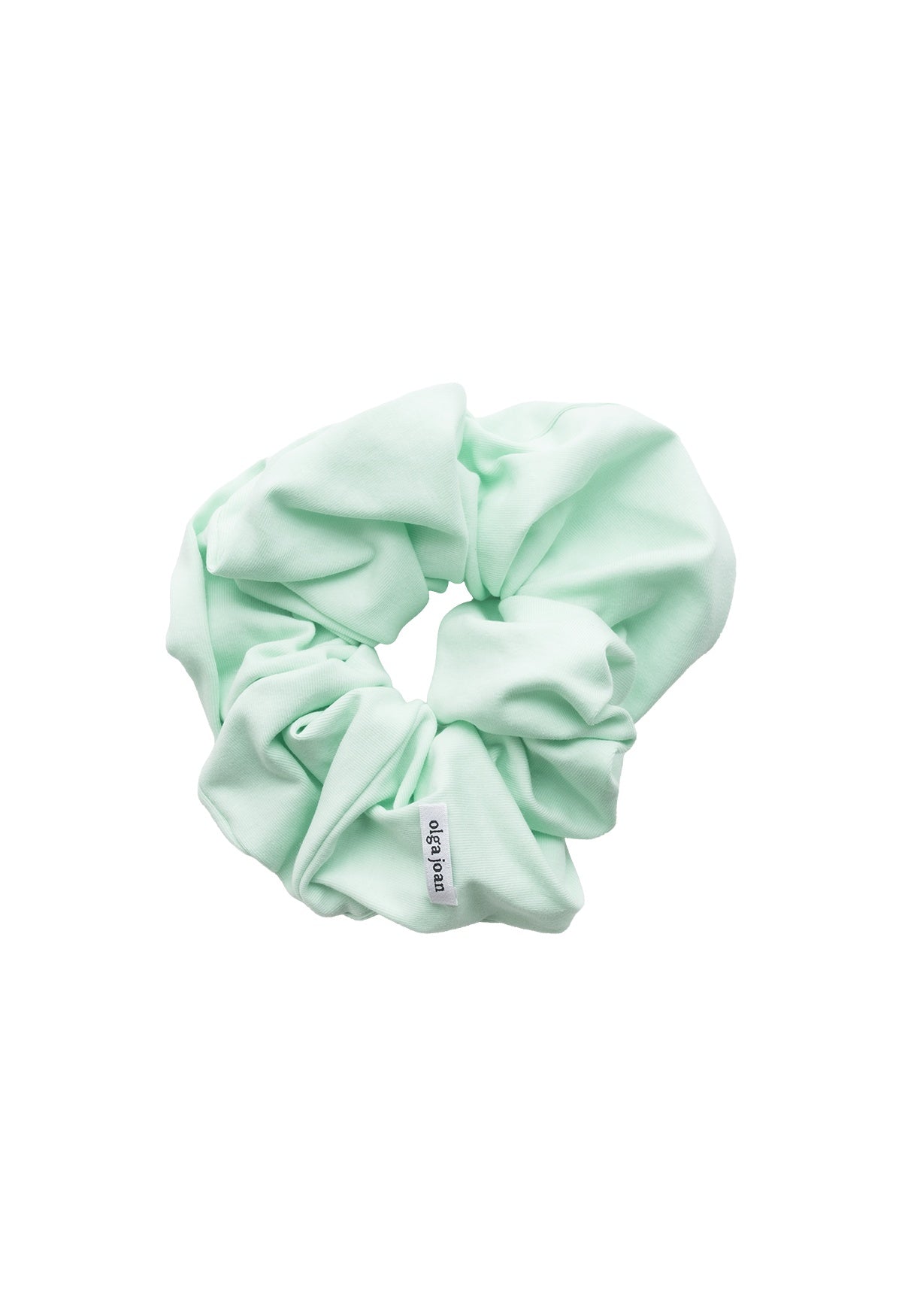 Oversized Scrunchie Menta Cotton