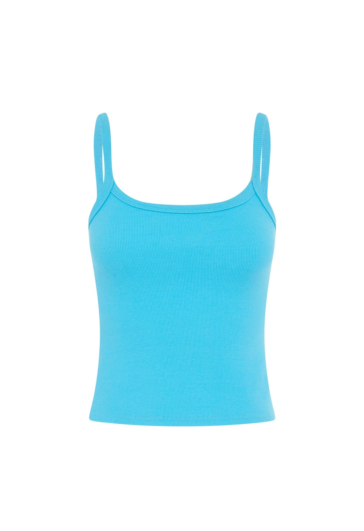 Ribbed Singlet Acqua