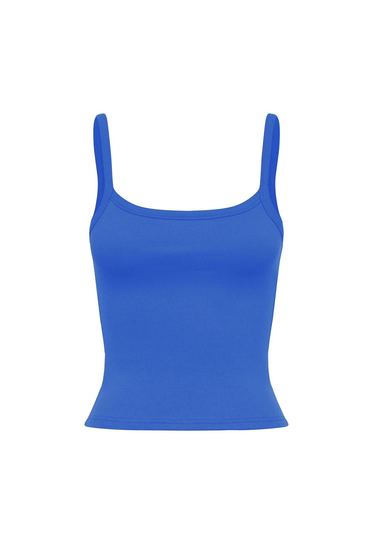Ribbed Singlet Cobalto