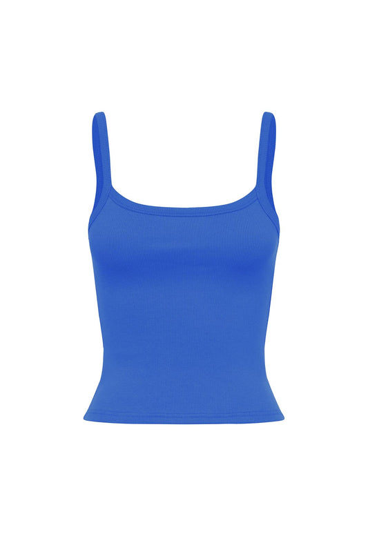 Ribbed Singlet Cobalto