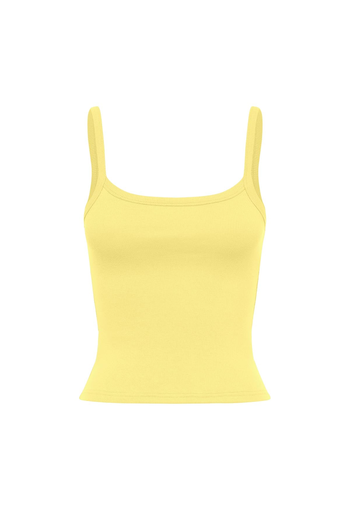 Ribbed Singlet Limone