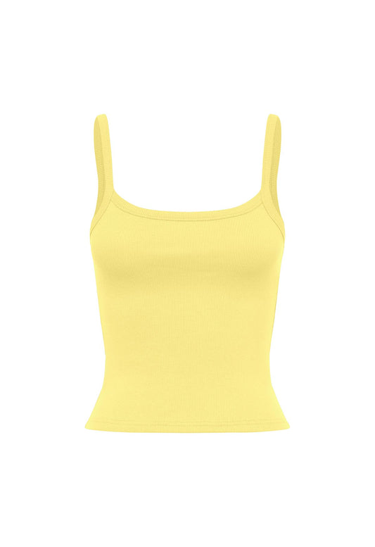 Ribbed Singlet Limone
