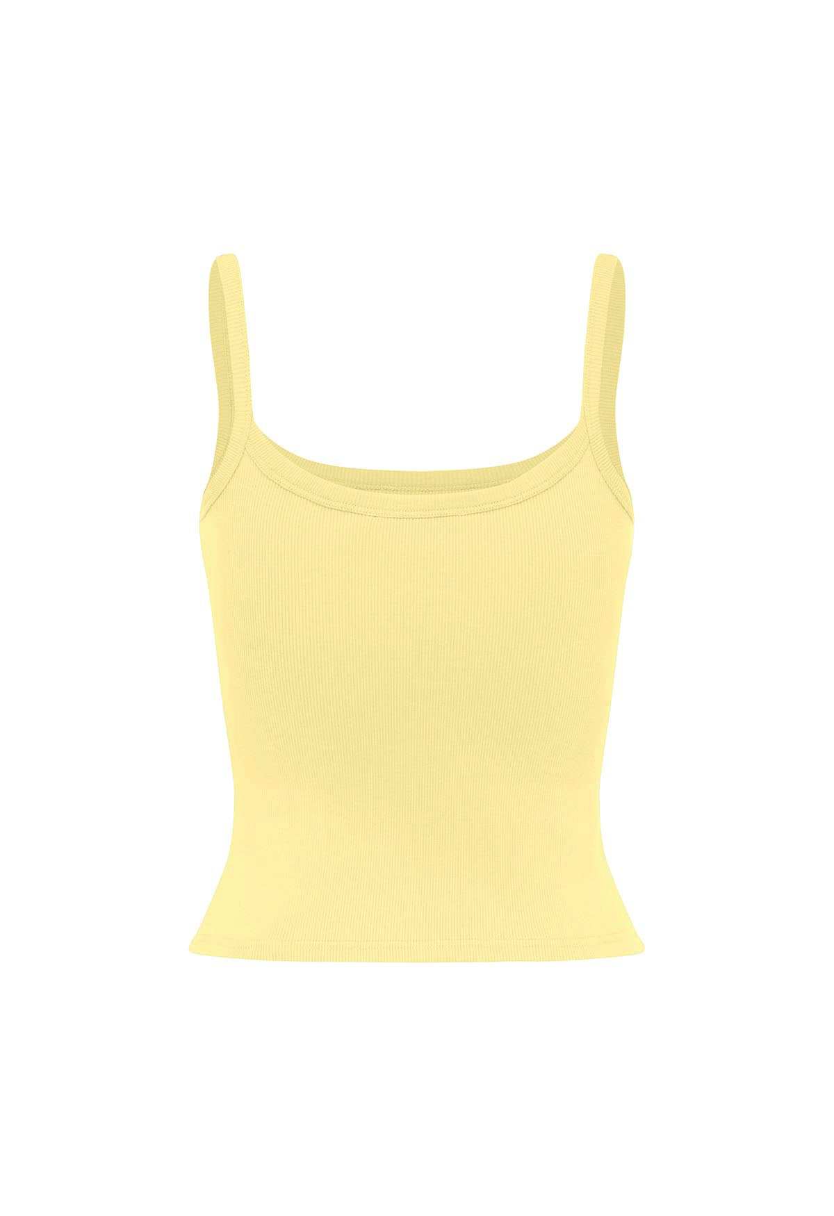 Ribbed Singlet Limone