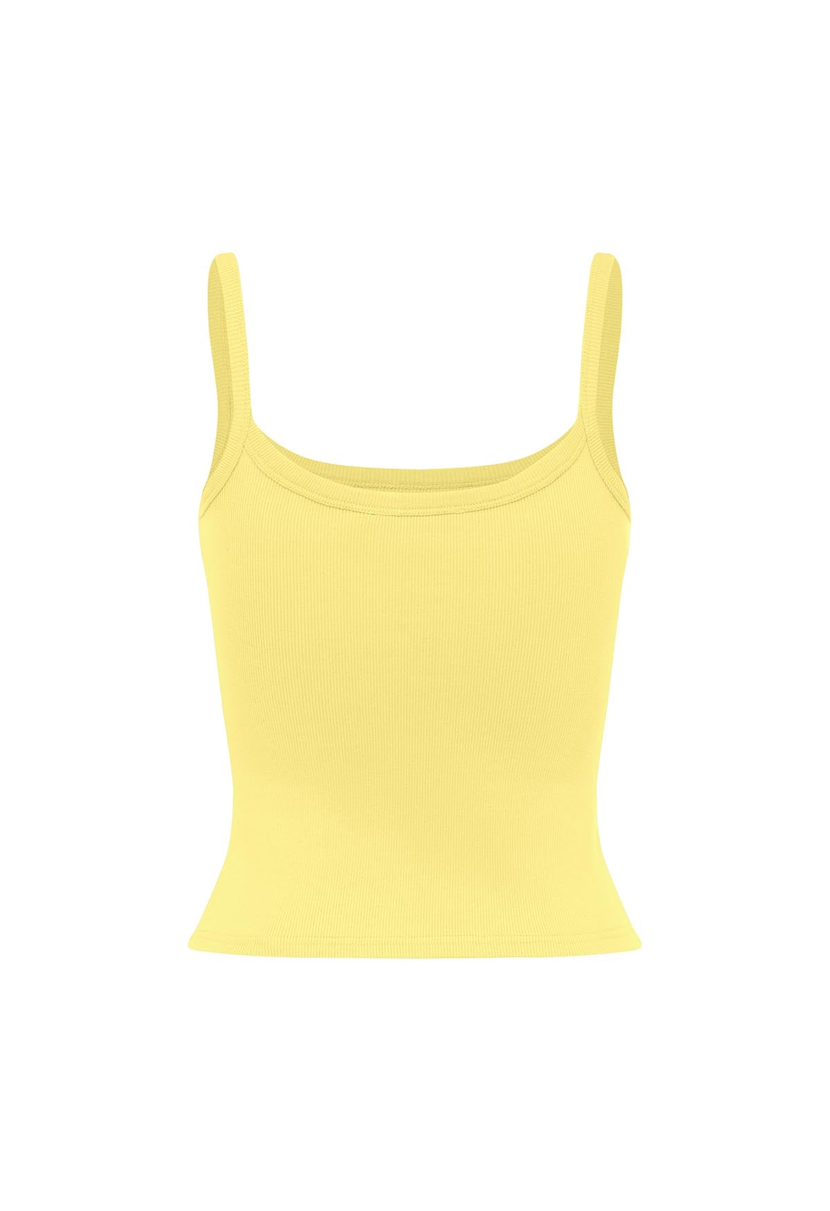 Ribbed Singlet Limone