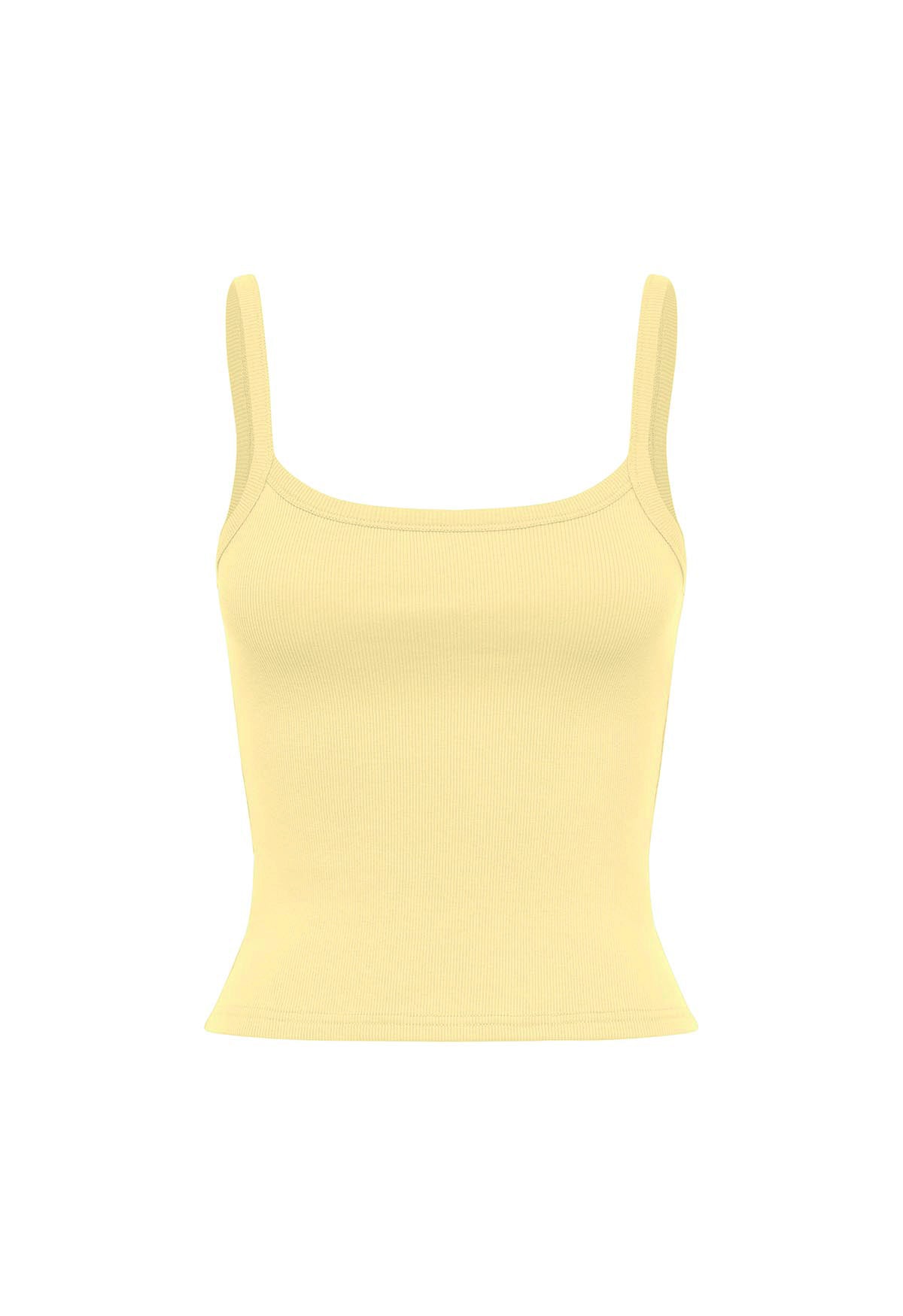 Ribbed Singlet Limone
