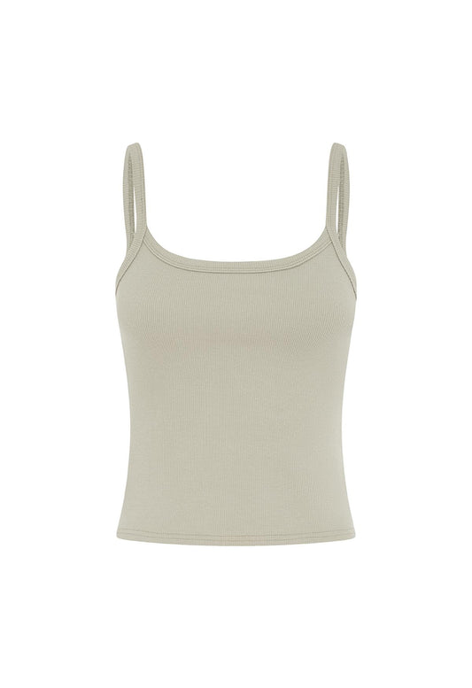 Ribbed Singlet Pietra