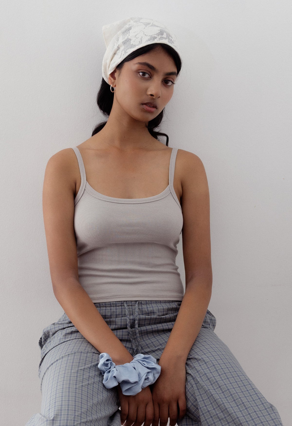 Ribbed Singlet Pietra
